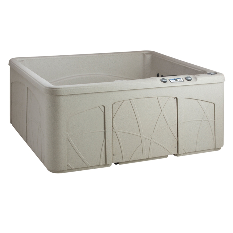 Lifesmart Spas LS350DX 110 Volt 5-Person 28-Jet Rectangle Plug and Play Hot Tub with Ozonator