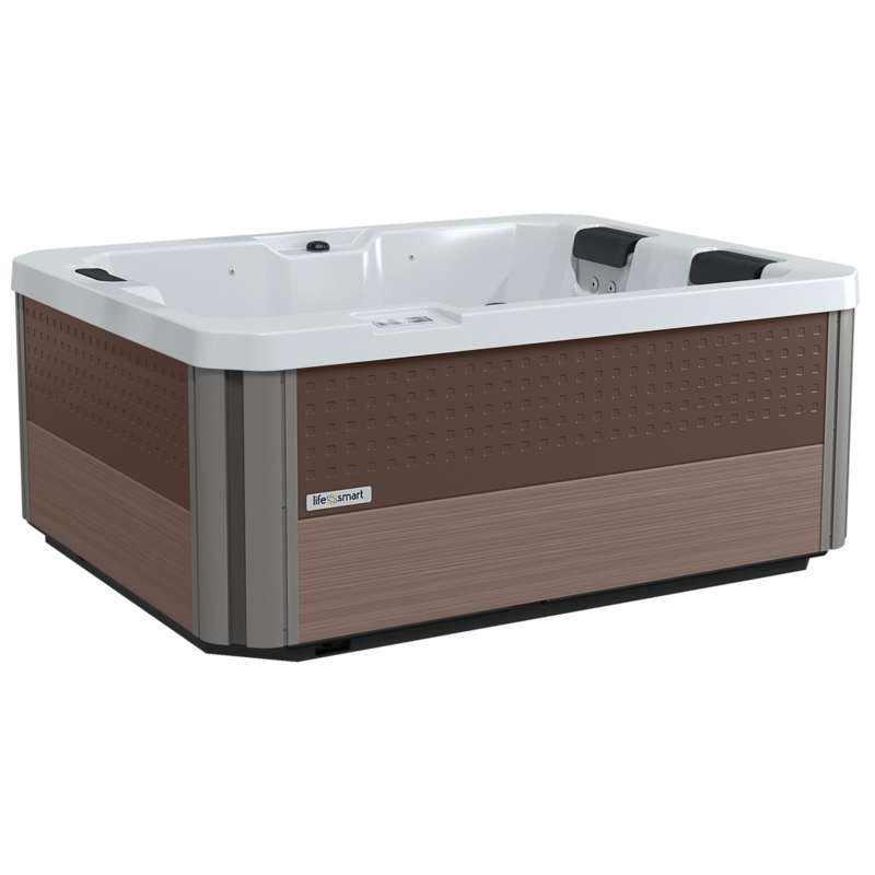 Lifesmart Spas Willow 115 Volt 3 - Person 32 - Jet Acrylic Plug And Play Hot Tub with Ozonator