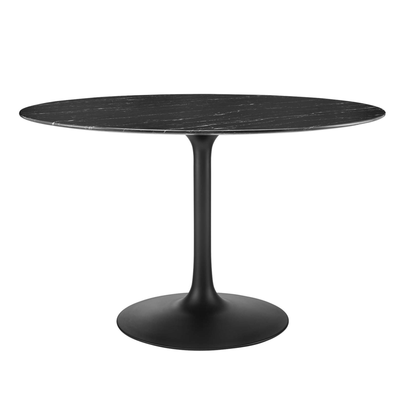 Lippa Round Artificial Marble Dining Table by Modway