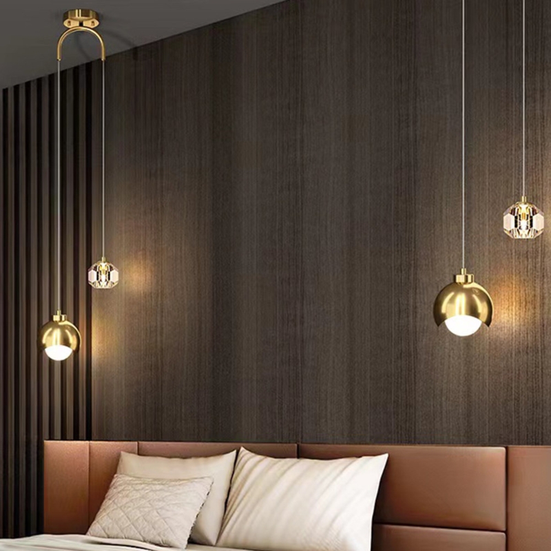 Loriel 2 - Light Sphere Chandelier Ceiling Light With Crystal Accents