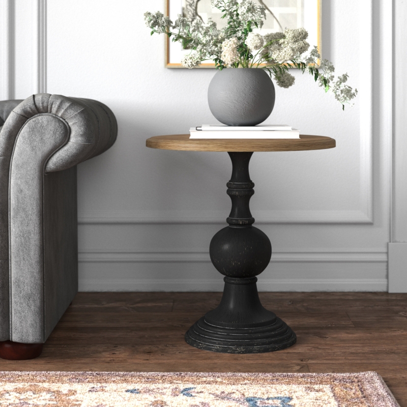 Madline Pedestal End Table