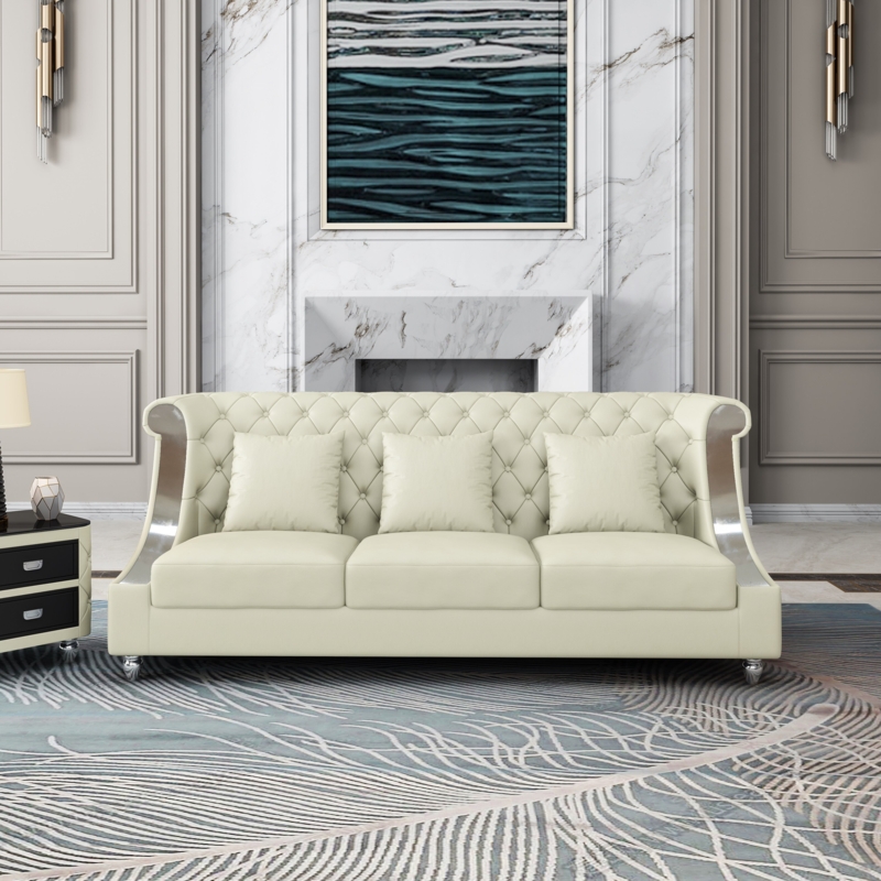 Mayfair 96'' Leather Sofa