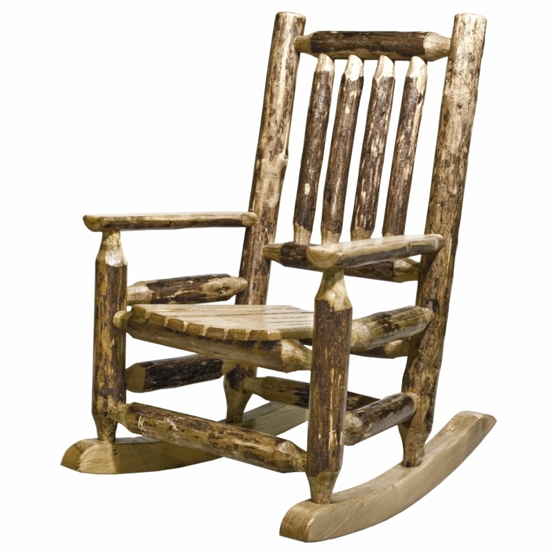 McDougal Kids 12'' Wood Rocking Chair and Ottoman