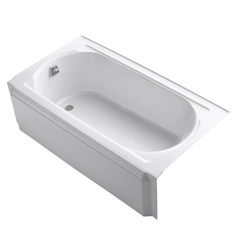 Memoirs 60" x 32" Alcove/Tile in Soaking Cast Iron Bathtub
