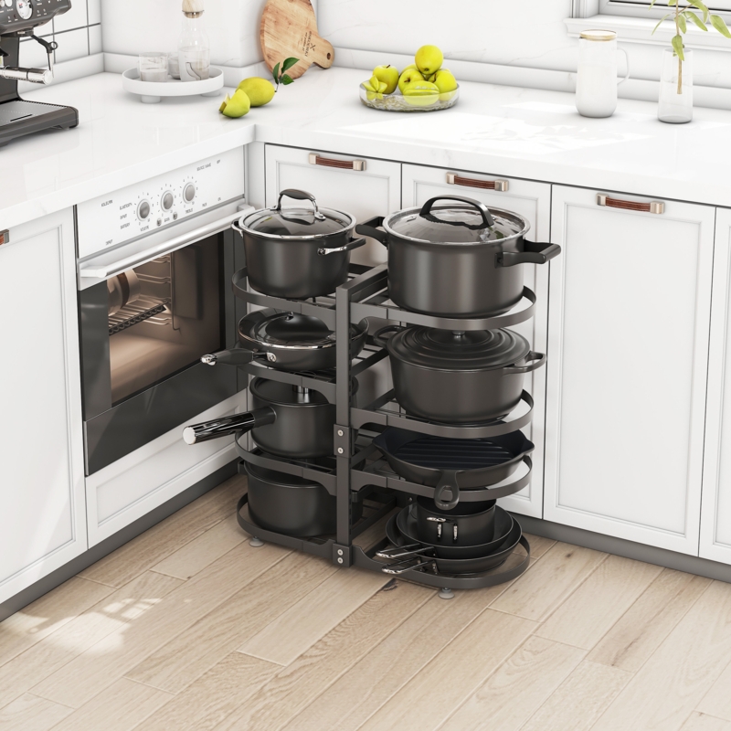 Metal Freestanding Pot Rack