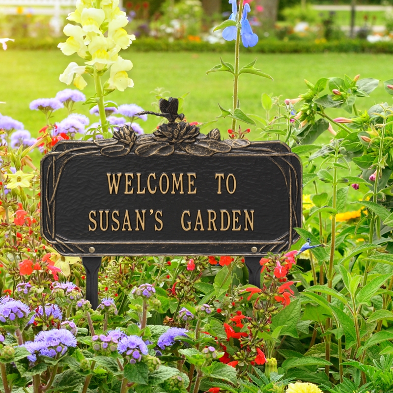 Metal Garden Sign
