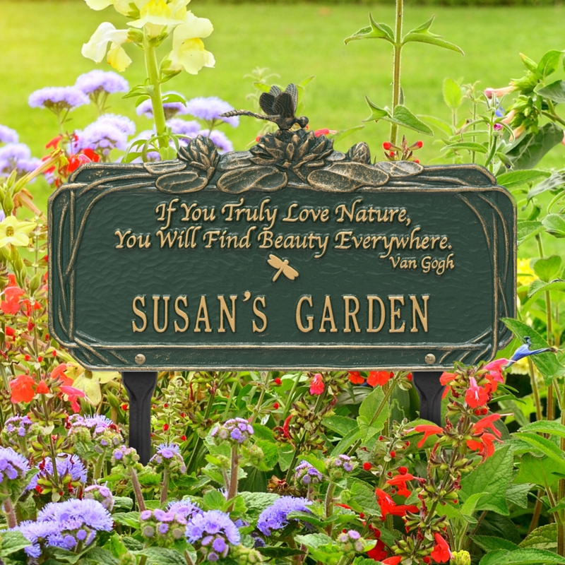 Metal Garden Sign