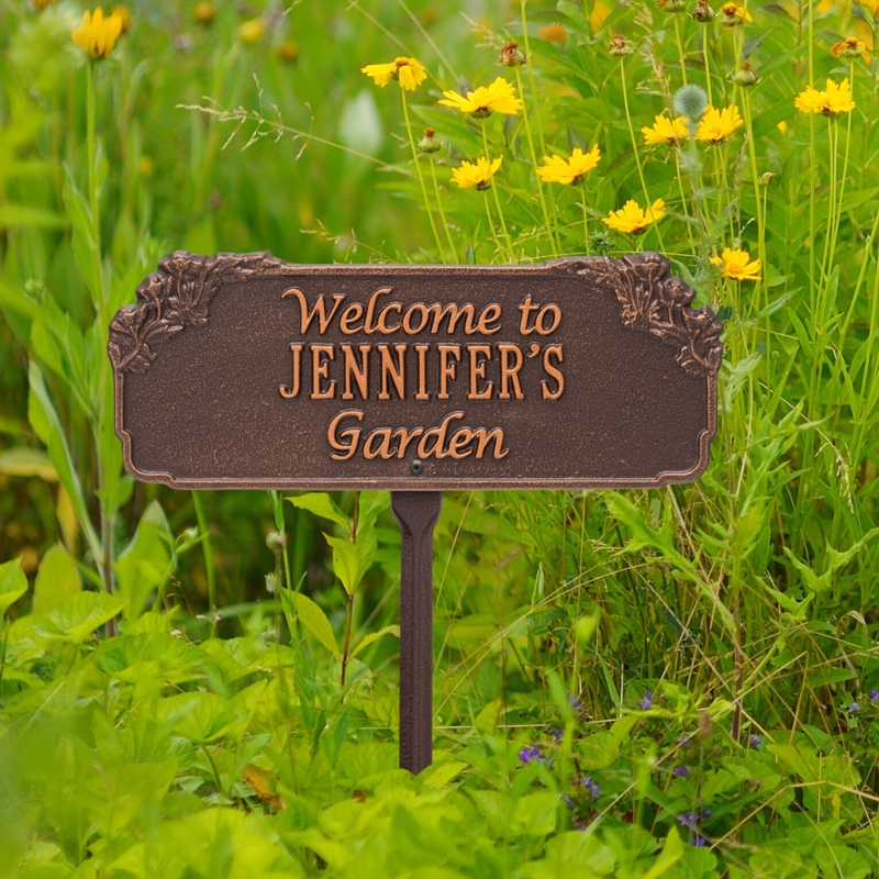Metal Garden Sign
