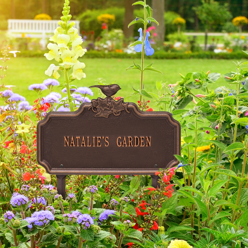 Metal Garden Sign