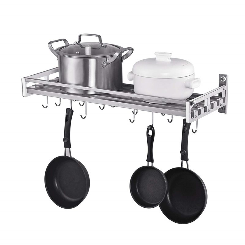 Metal Wall Mounted Pot Rack