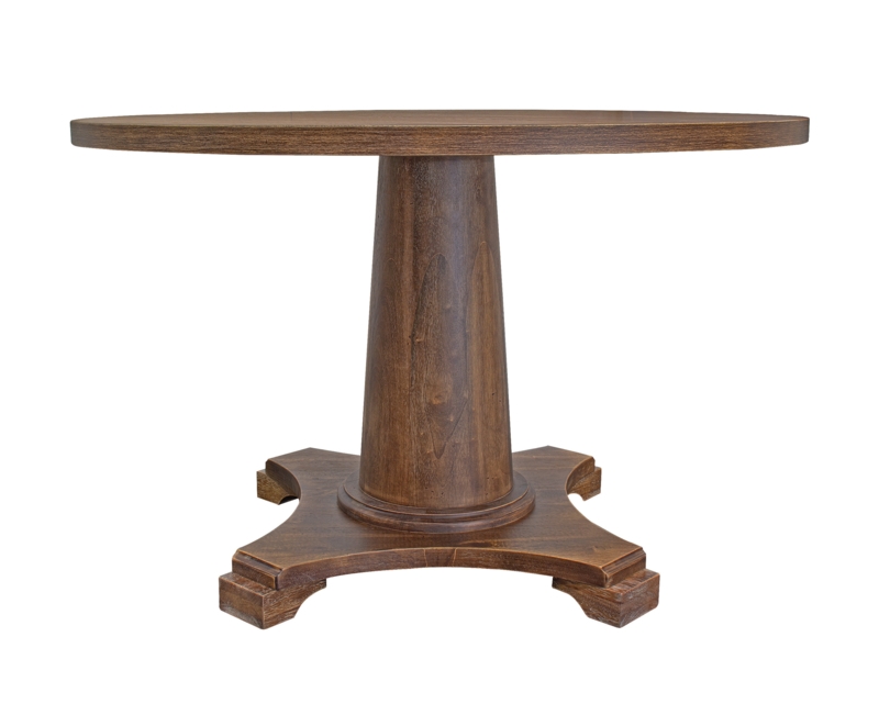 Metropole Round Solid Wood Top Dining Table