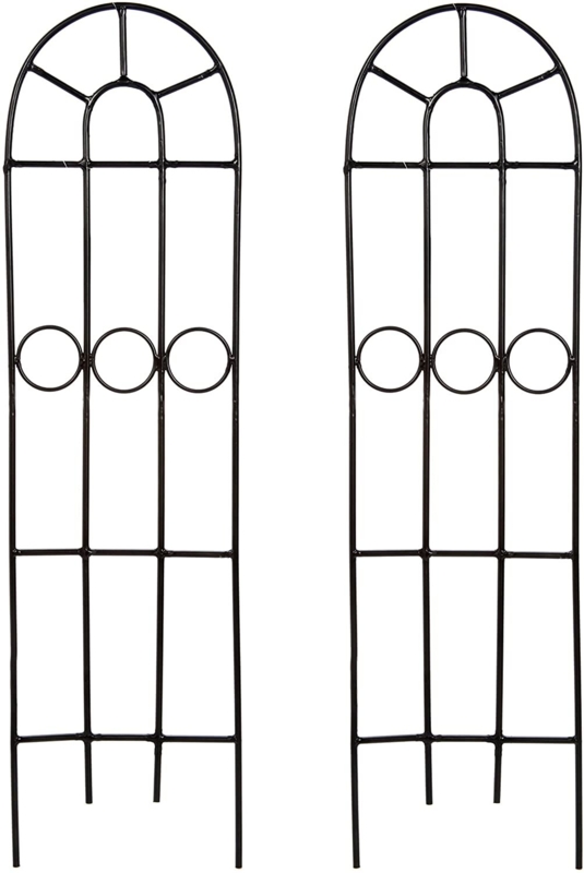 Michaux 27'' H x 7.5'' W Iron Arched Trellis
