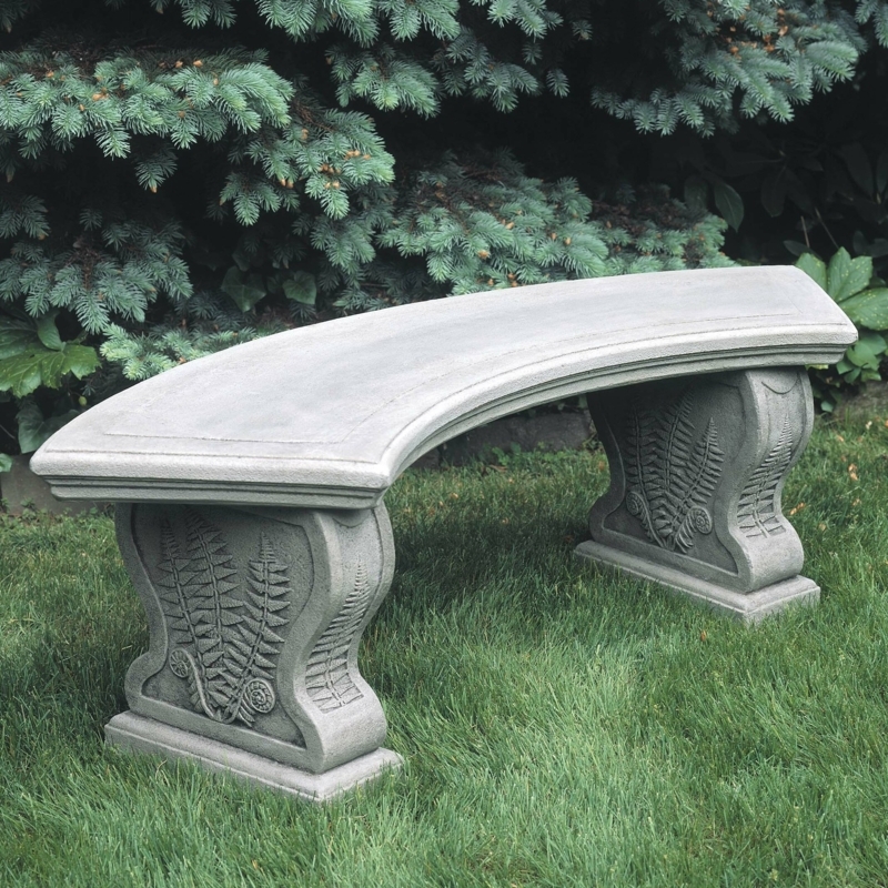 Millar Stone / Concrete Outdoor Bench
