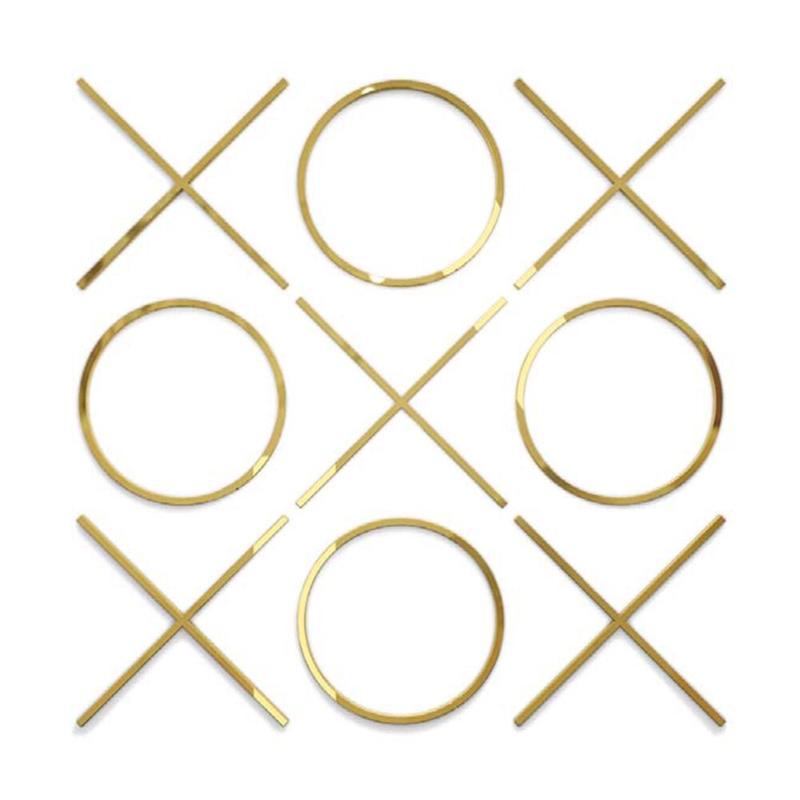 Modern Abstract Wall Decor on Metal