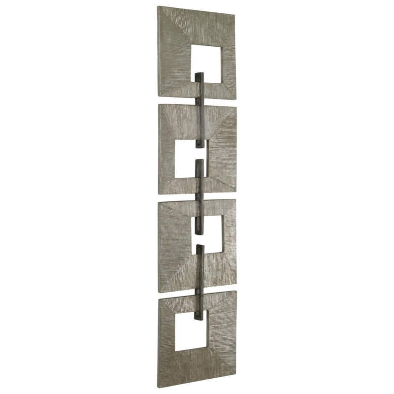 Modern Abstract Wall Decor on Metal