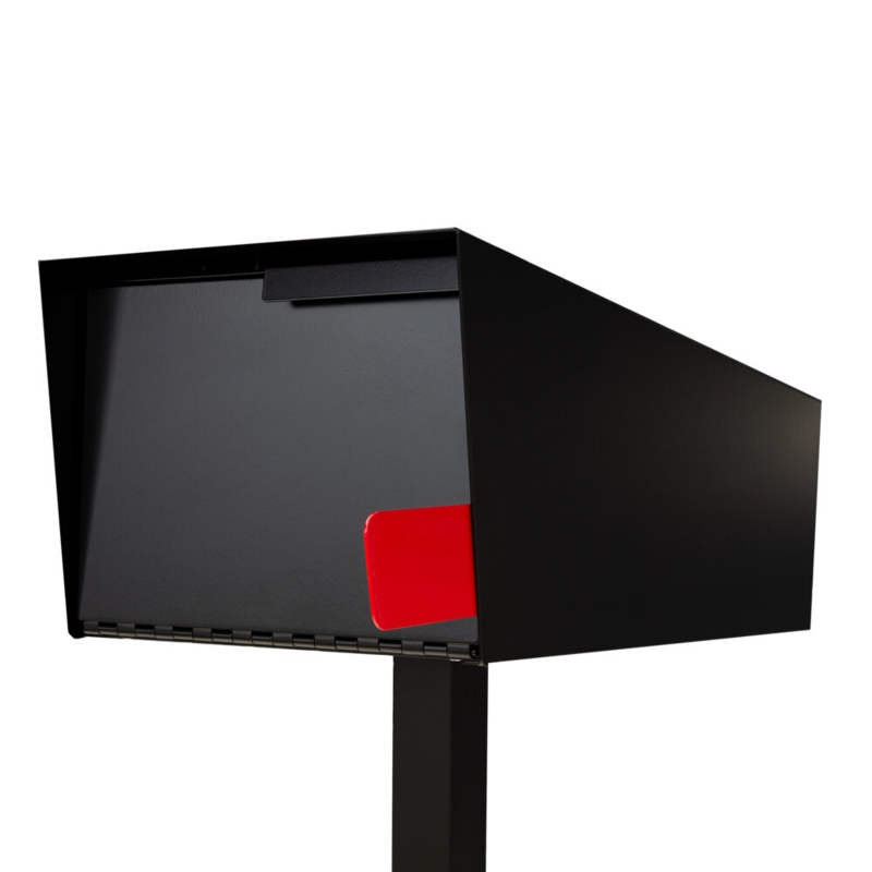 Modern Post Mounted Mailbox