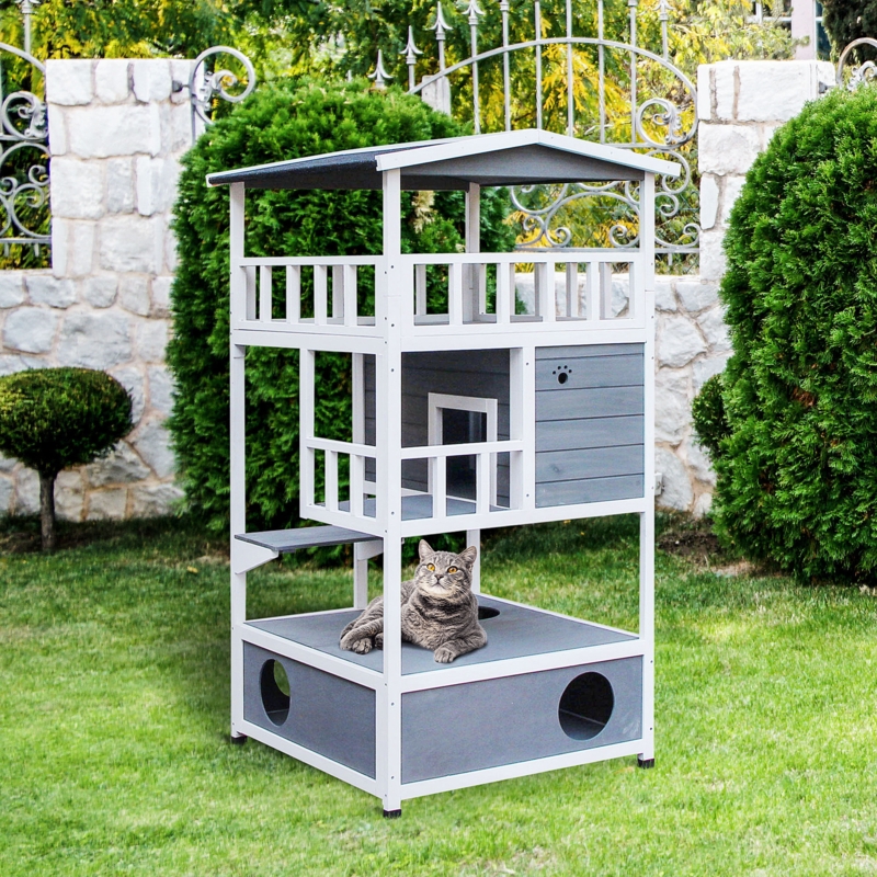 Monico Asphalt Roof Outdoor Cat House