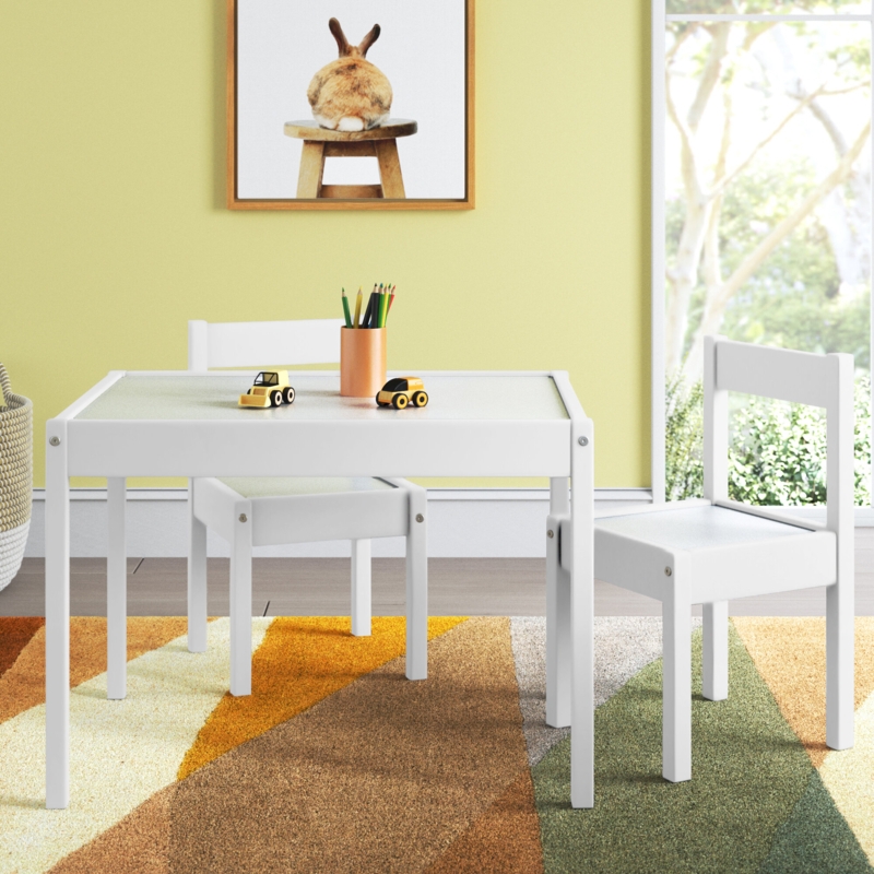 Murrieta Kids 3 Piece Play Or Activity Table and Chair Set