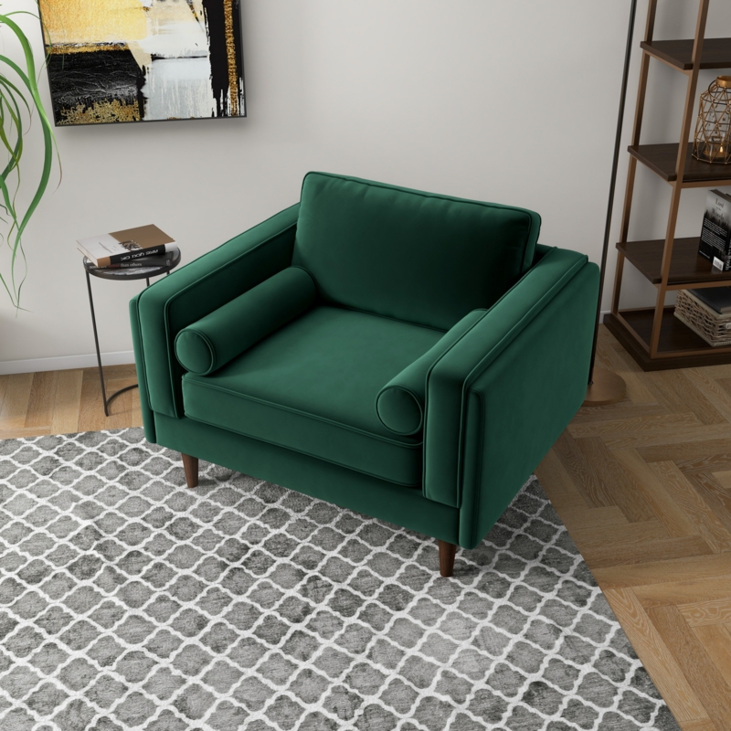 Nehemiah Velvet Armchair