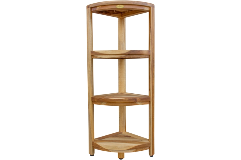 Oasis Teak Wood Freestanding Bathroom Shelves