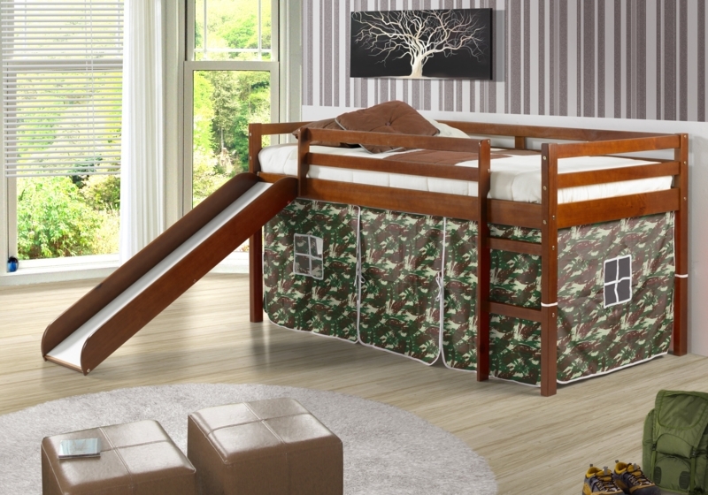 Ogden Twin Solid Wood Platform Loft Bed