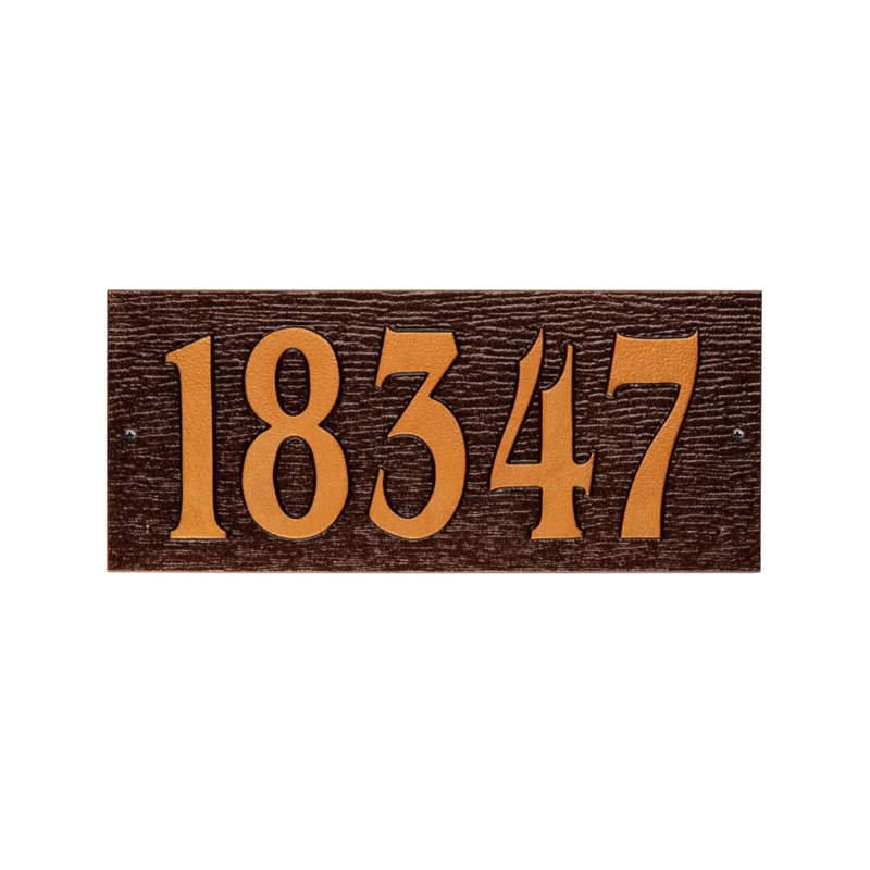 Old Century Forge Woodgrain Rectangle Wall Plaque