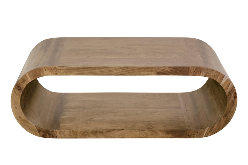 Osblek Solid Wood Coffee Table with Storage