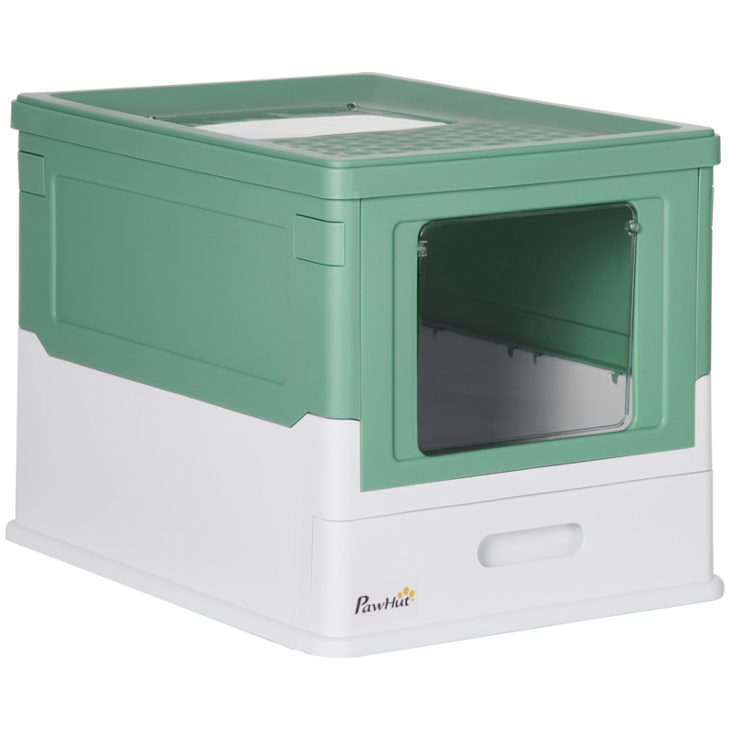 Plastic Litter Box Enclosure with Scoop