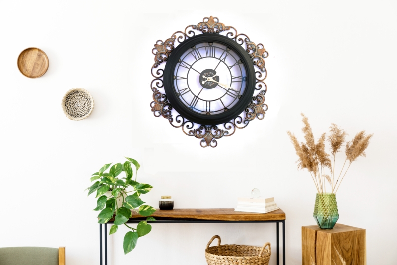 Poole Metal Wall Clock
