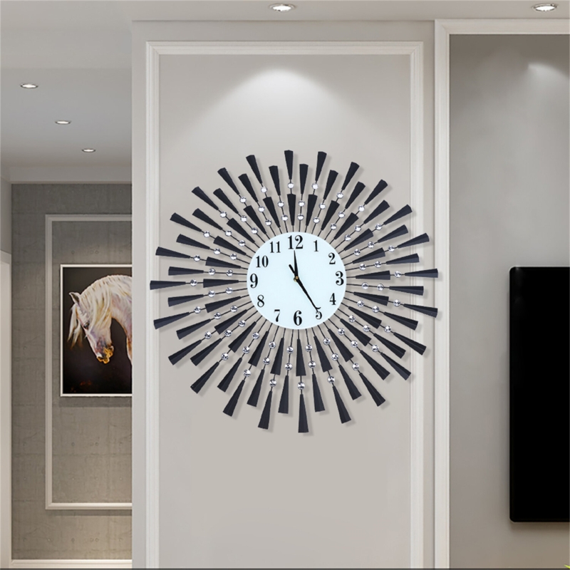 Pyari Modern Large Wall Clock Home Living Room Office Dcor Art