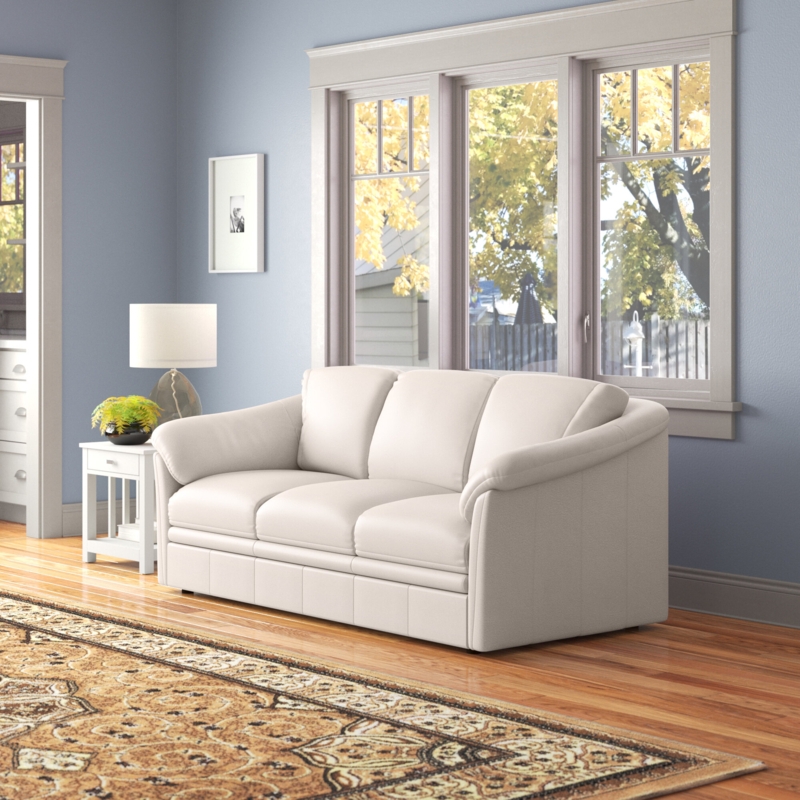 Ramdev 80'' Leather Sofa