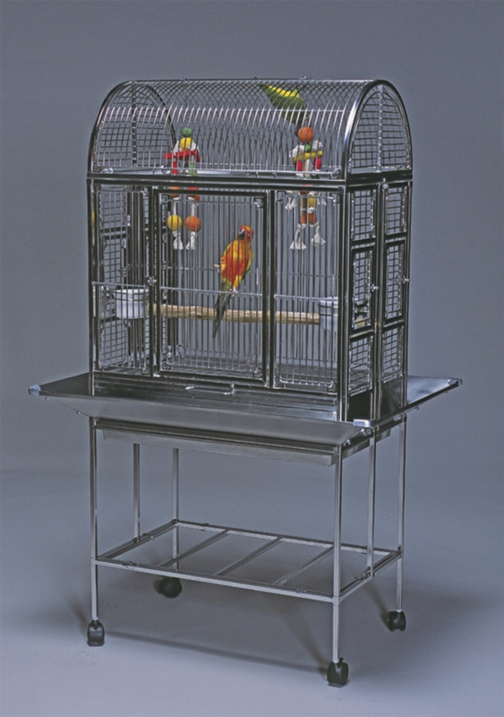 Rauch Steel Dome Top Floor Bird Cage with Wheels