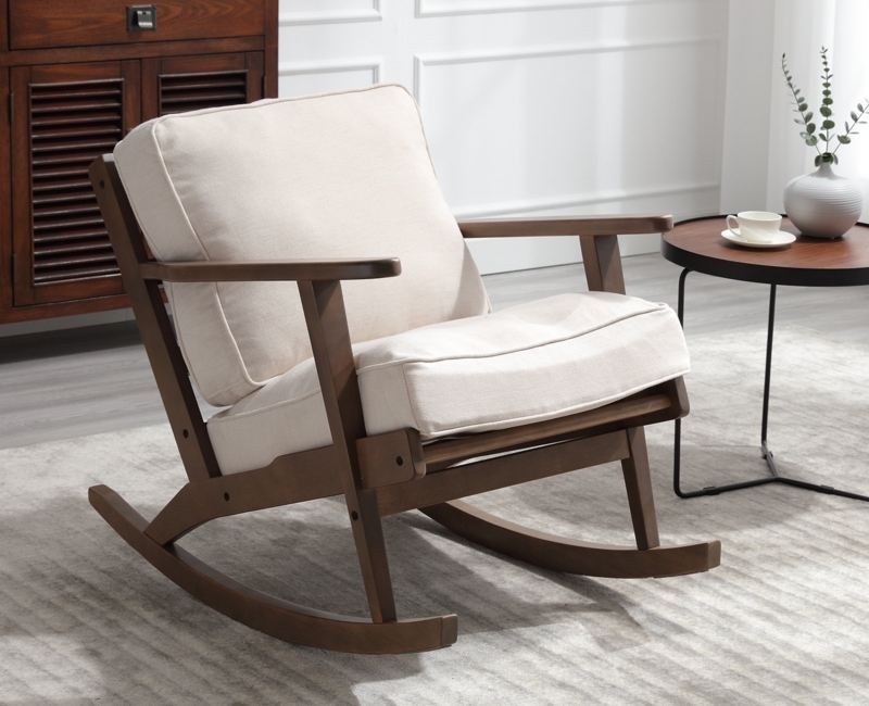 Renlee Solid Wood Rocking Chair