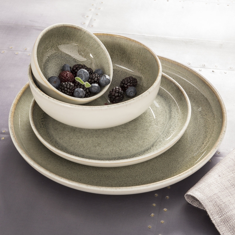 Resona Stoneware 16 Piece Dinnerware Set - Service for 4