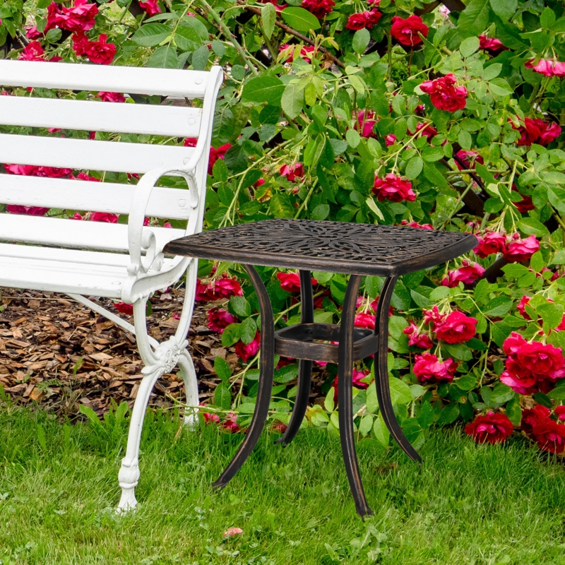 Rivka Powder Coated Aluminum Side Table