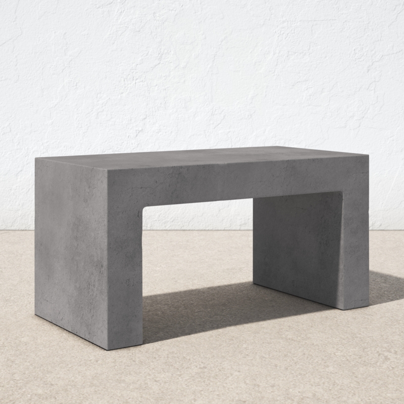Rommel Stone / Concrete Outdoor Bench