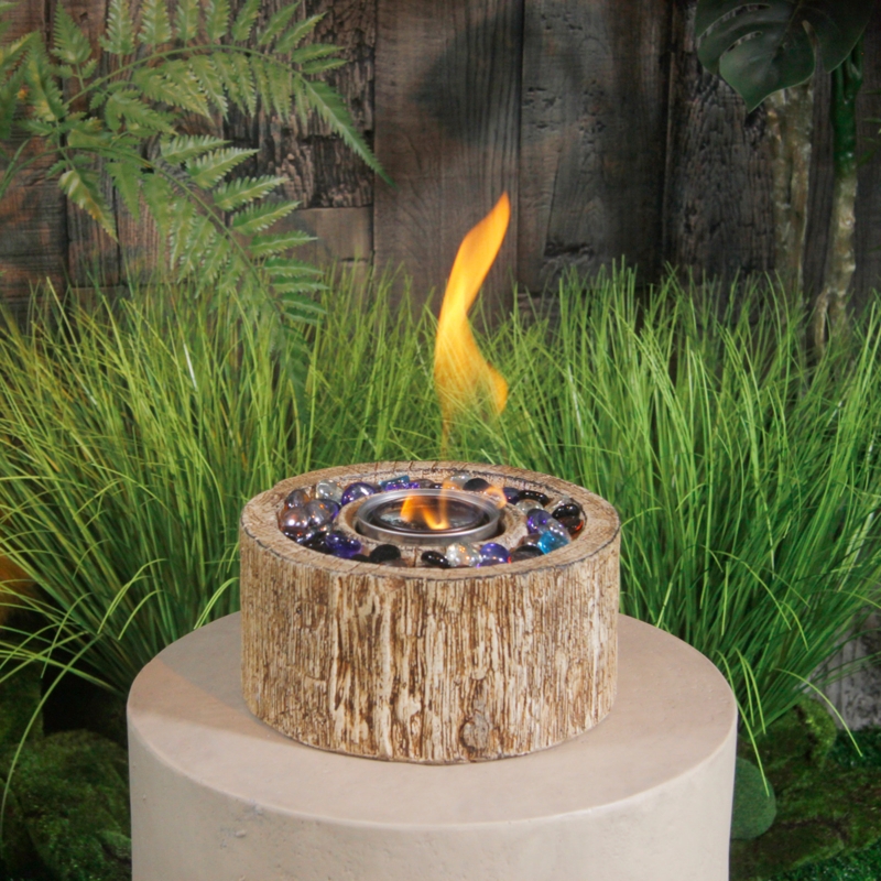 Round TerraFab Tabletop Fire Bowl