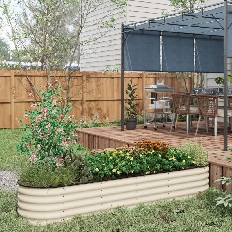Sanav Metal Raised Garden Bed
