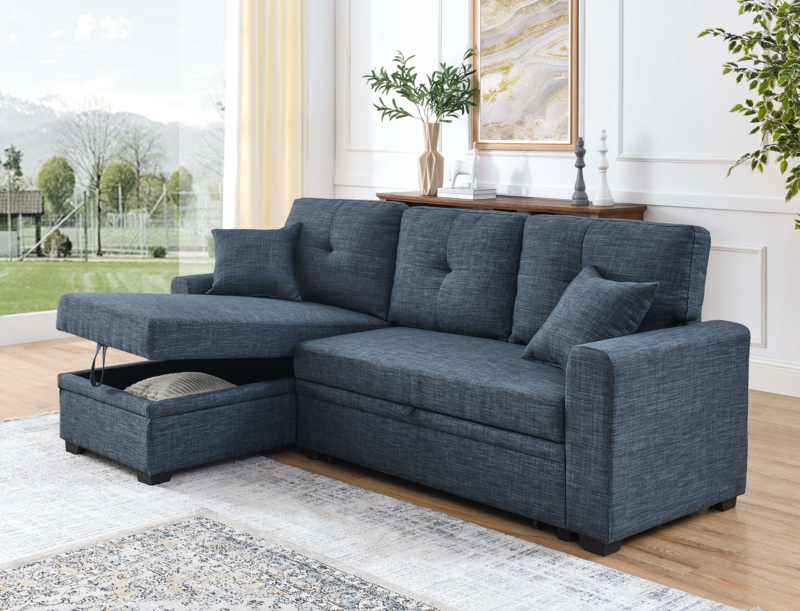 Sem 85.5'' Upholstered Sleeper Sofa