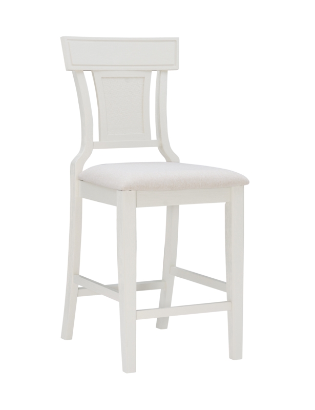 Shamir Solid Wood Upholstered Bar u0026 Counter Stool