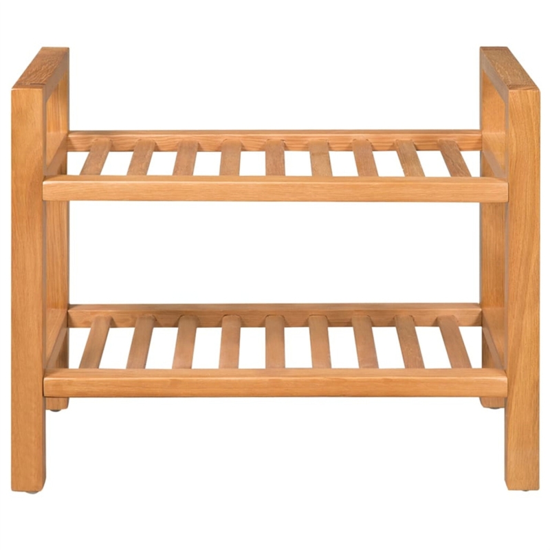 Shoe Rack Shoe Storage Organizer Shoe Shelf for Closet Solid Oak Wood