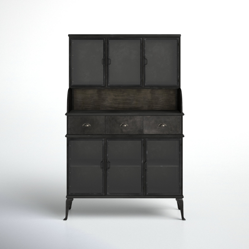 Shorecrest Sideboard with Bar Hutch