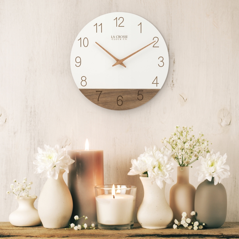 Sierra Wood 12" Wall Clock