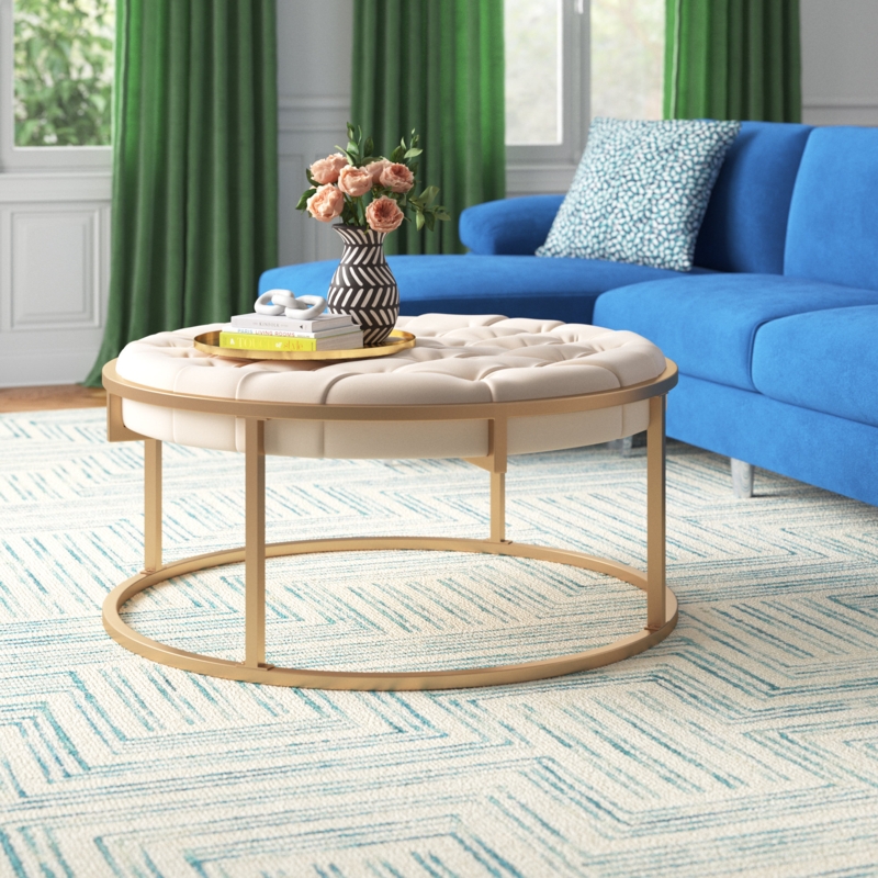 Simmerman Velvet Ottoman