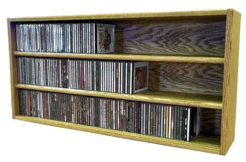 Solid Wood 18.75'' H Wall Mounted Media Storage