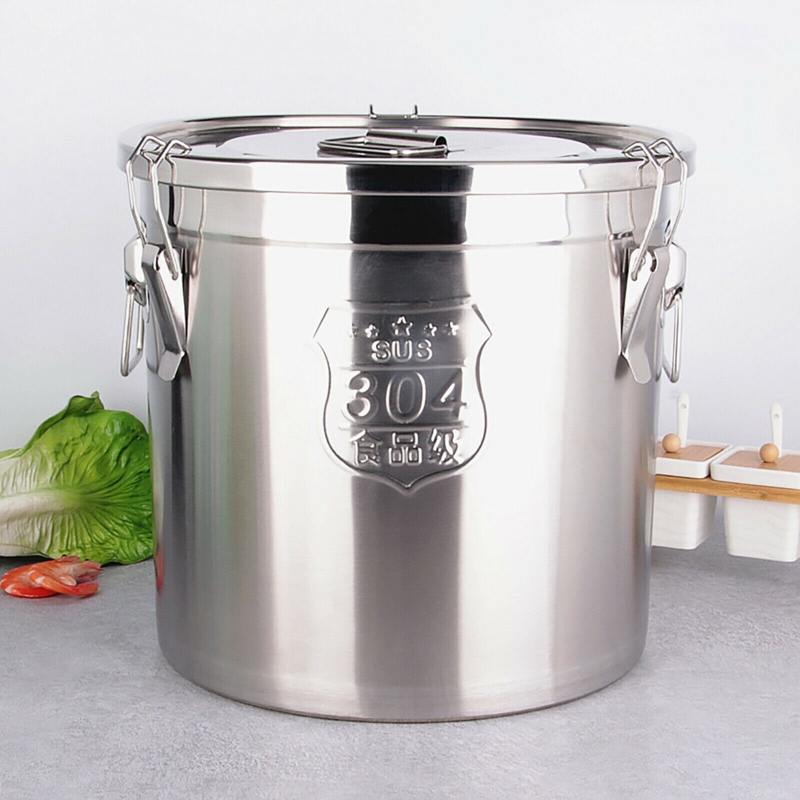 Stainless Steel Airtight 406 Oz. Food Storage Container