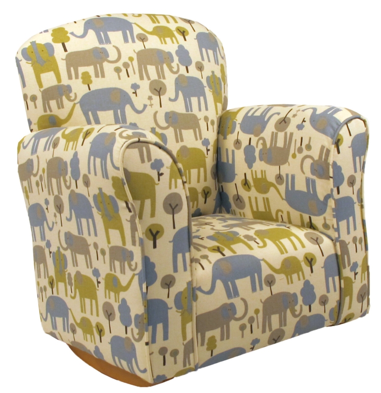 Starla Kids 10'' Rocking Chair and Ottoman