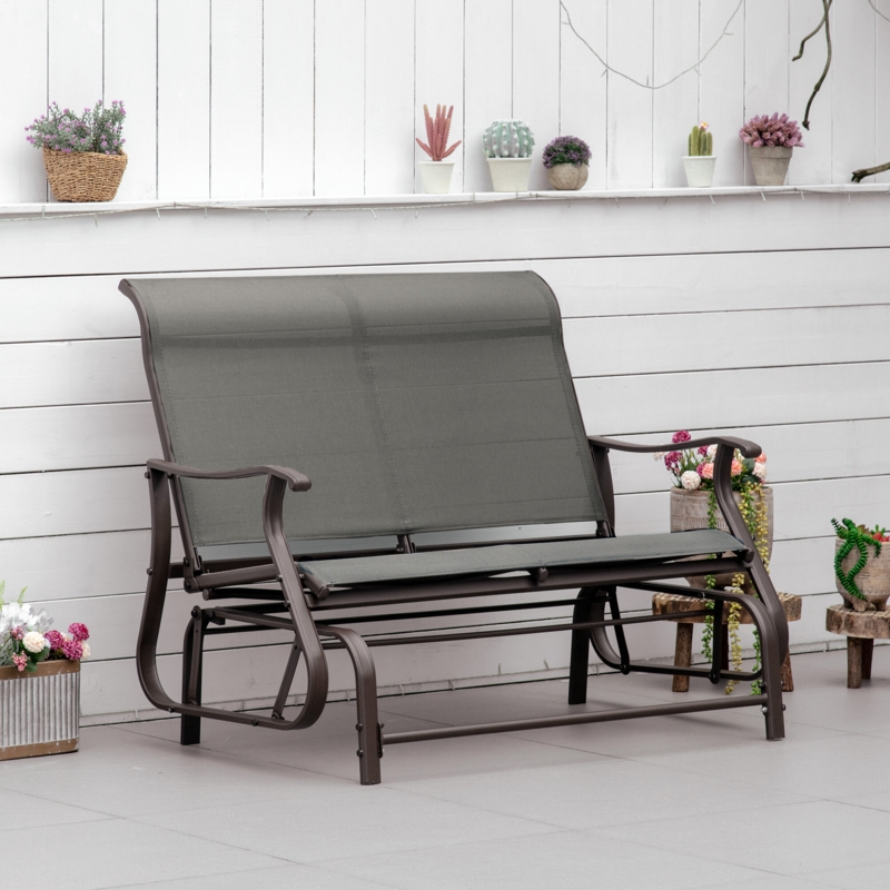 Steel Outdoor Glider Chair