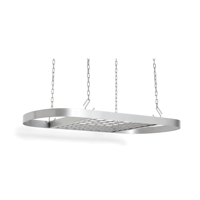 Steel Oval Hanging Pot Rack