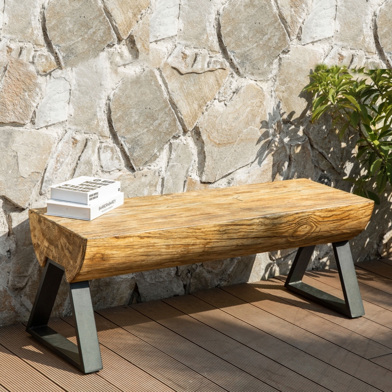 Stone / Concrete Outdoor Bench